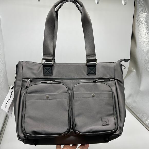 IHKWIP Cargo Catchall Tote Womens Bags Met Stone Grey - Picture 3 of 16